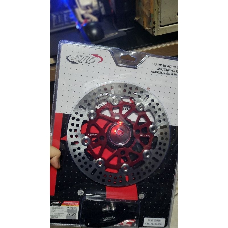 piringan cakram disc brake beat 220mm ktc racing