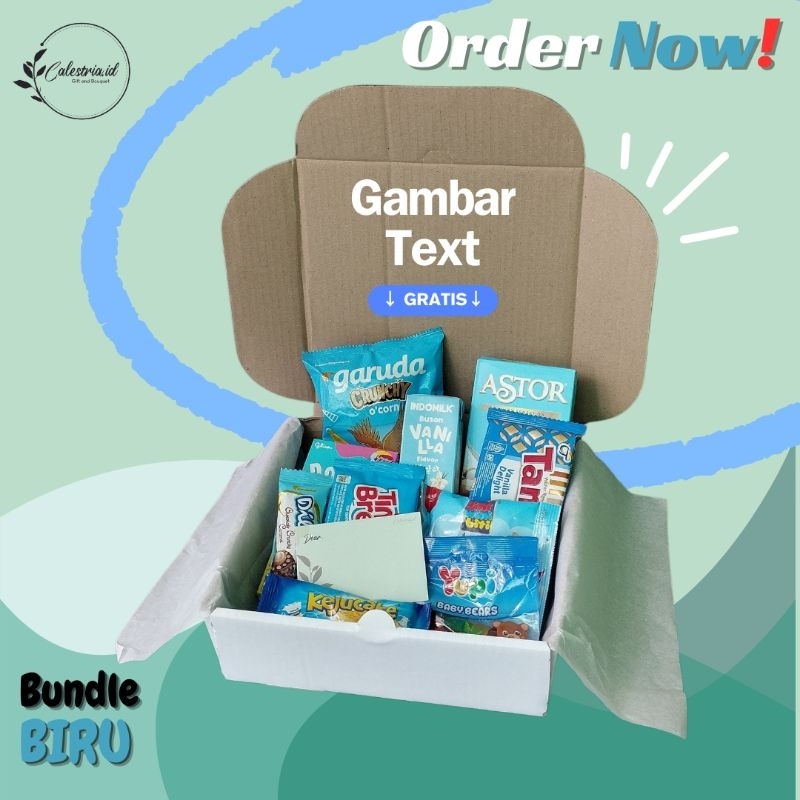 

HAMPERS SNACKBOX / ULANG TAHUN GRADUATION / ANNIVERSARY / ETC #BLUE EDITION