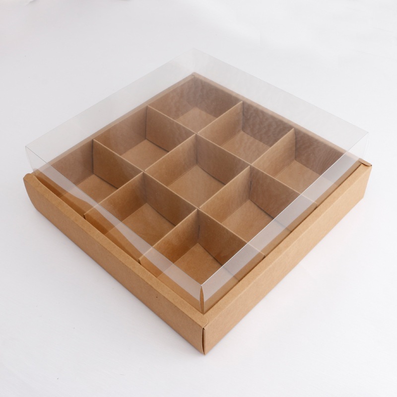 Box Kue Sekat 9 / Box Egg Tart / Box Kue Pie / Box Mika / Kotak Mika