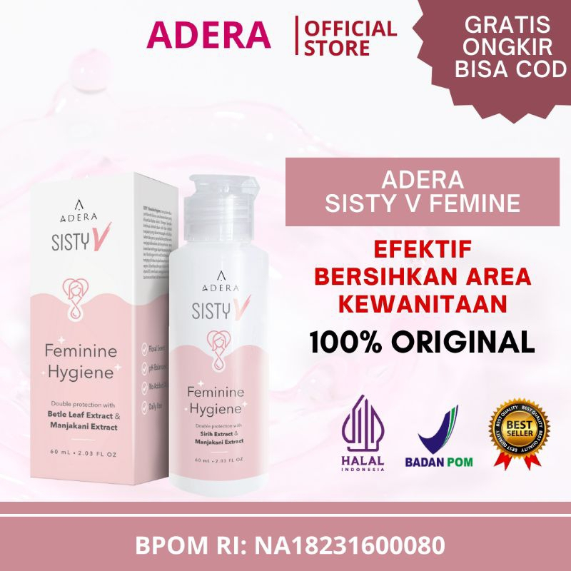 BISA  COD !!! ADERA SISTY V | Mustika Dara Pil Solusi Kewanitaan MYOM Kista ASLI | sisty v adera