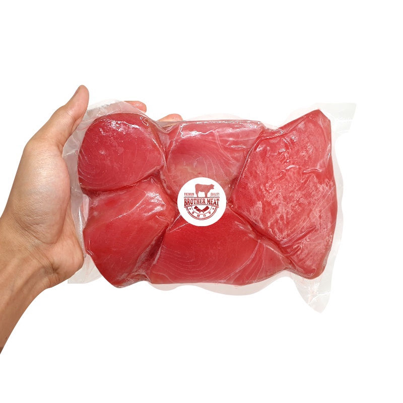 

Import Terlaris Ikan Tuna Fillet Steak 5 gram Beku serbuuu