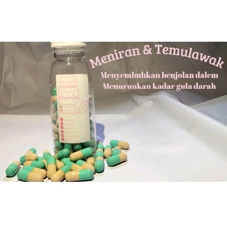 

100% BAHAN ALAMI MENIRAN & TEMULAWAK isi 50kapsul FREE KONSULTASI
