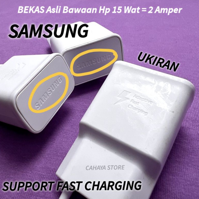 KODE K43X Adaptor Samsung Bekas Vietnam 15Wat A4S A41 A5 A5S A51 A6 A52S A22 A32 A12 A13 M11 M12 M13