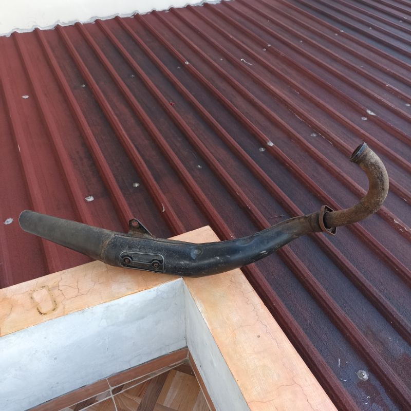 knalpot muffler exhaust standar Yamaha Rxz 5speed RD 125 LC Original