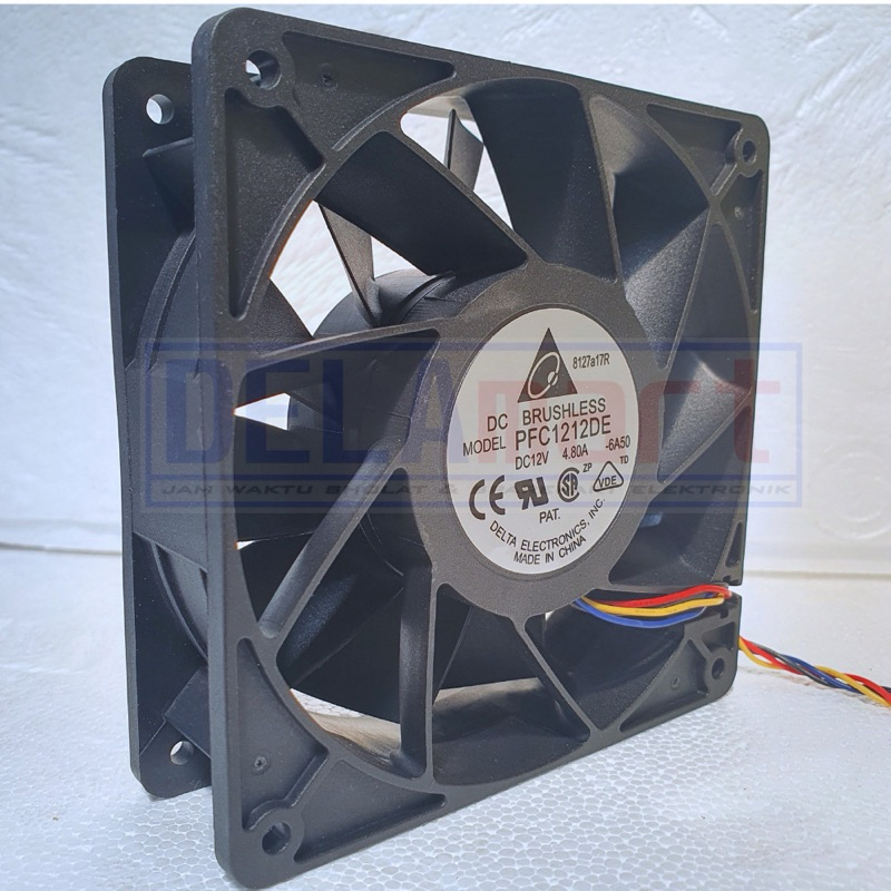 Kipas Cooling Fan HIGH SPEED DC 12V 12cm 12x12cm