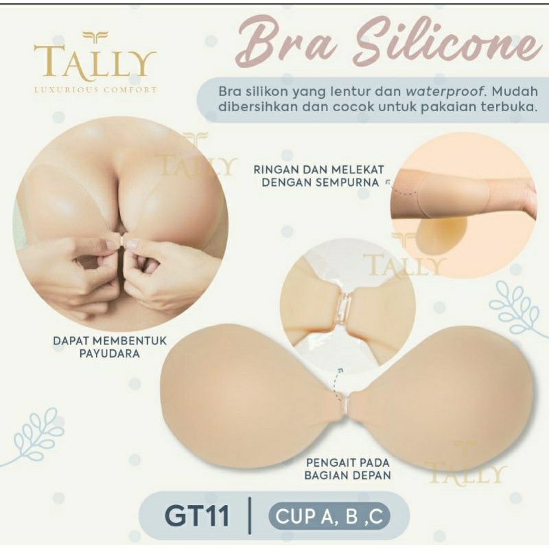 Tally Bra Silicon Bra Tempel Invisible Bra GT11
