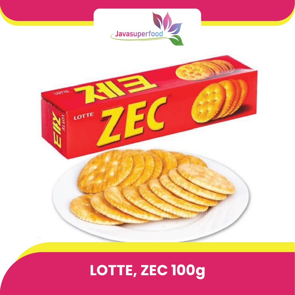 

Lotte Zec Cheese Crackers 100g - Krekers Keju Made In Korea