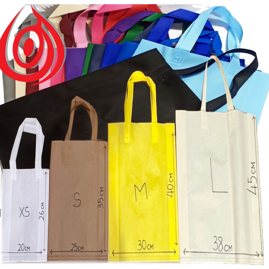 

SABLON MANUAL TAS GOODIE BAG Souvenir Party Supplies Pembungkus Kado Kemasan Tas Kado 1WARNA 1SISI