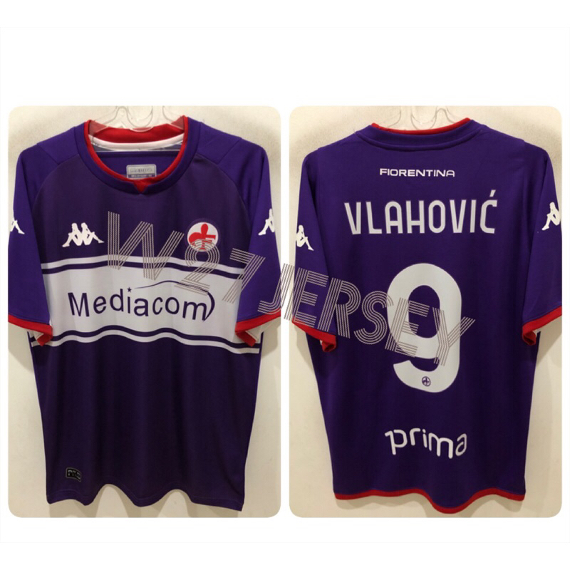 JERSEY RETRO - FIORENTINA HOME 2021-2022 name player Vlahovic