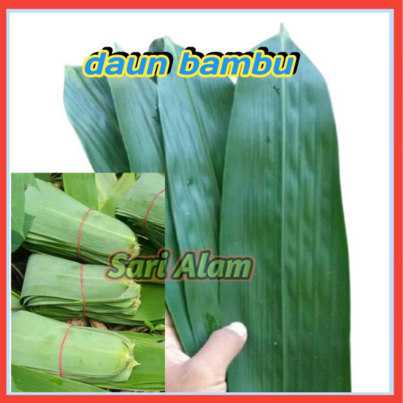 

Daun bambu super bungkus bacang, 100lembar