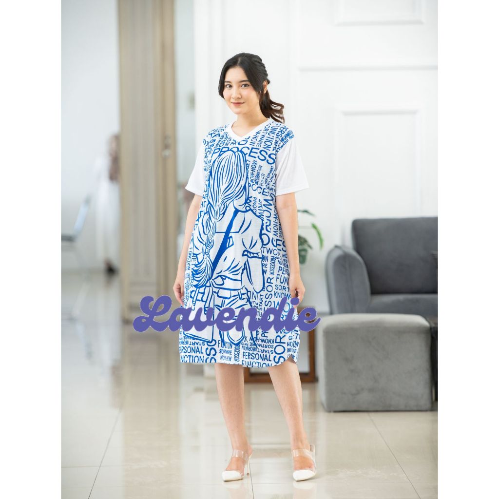 Lavendie Daster Kekinian Terbaru Daster Murah Biru