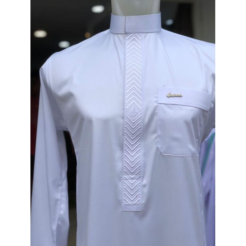 GAMIS SAUDI IMPOR/GAMIS BORDIR TERBARU DAN KWALITAS TERBAIK BRAND AL MAHBUB BY ANWAR STORE
