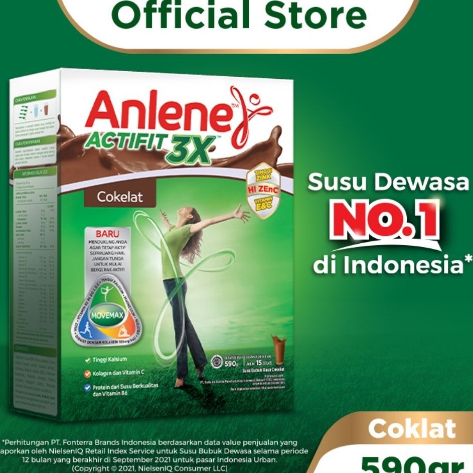 

COD NEWPRODUCT Anlene Actifit 3X Susu Bubuk Dewasa Cokelat 59g Nutrisi Tinggi Kalsium Untuk Tulang Sendi dan Otot