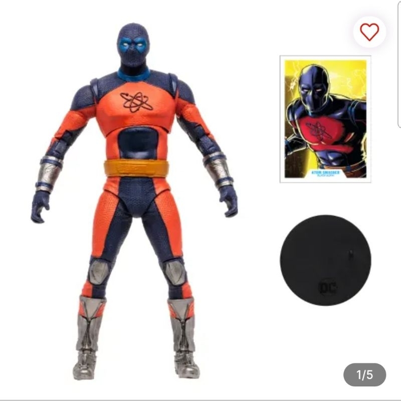Mcfarlane Action Figure Dc Black Adam Megafig Atom Smasher