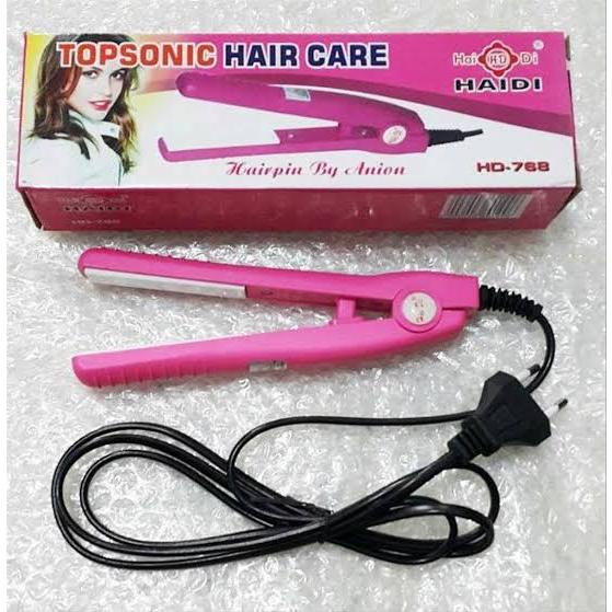 Catok Mini Haidi - Alat Pelurus Rambut Mini Travelling