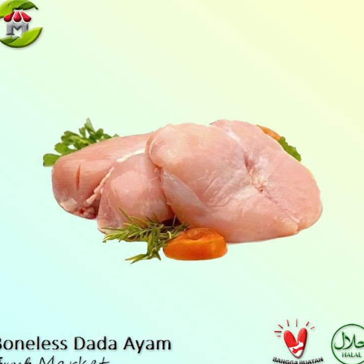 

Terlaku Boneless Dada Ayam Fillet 1 Kg