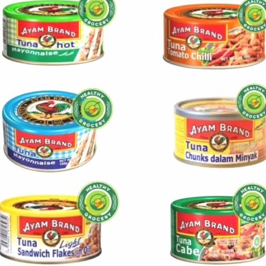 

Ready Stok AYAM BRAND TUNA 15GR ALL VARIAN grosir