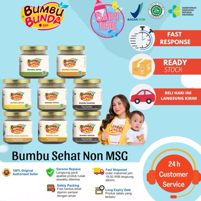 

BUMBU BUNDA by Elia Bumbu Putih / Bumbu Kuning / Bumbu Mpasi Non MSG
