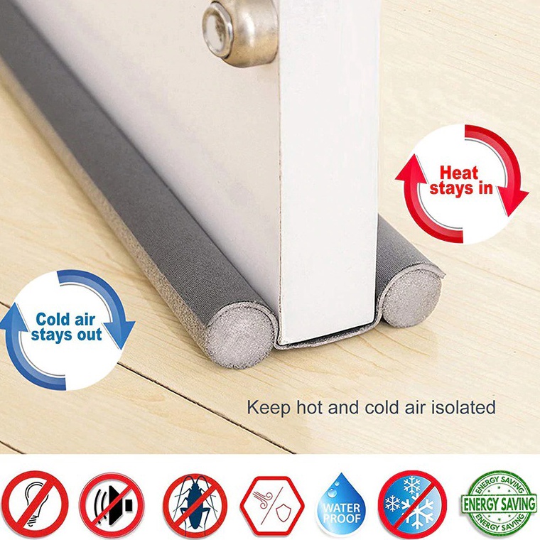 Terbaru COD Busa Penutup Celah Lubang Bawah Alas Pintu Penghalang Debu Binatang Suara Anti Kecoa  Li