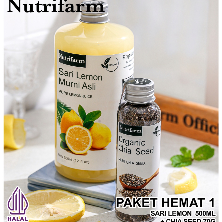 Dijamin Ori SARI LEMON 5ML CHIA SEED PAKET DETOX 2 IN  SARI LEMON FRESH  SARI LEMON CALIFORNIA  SARI