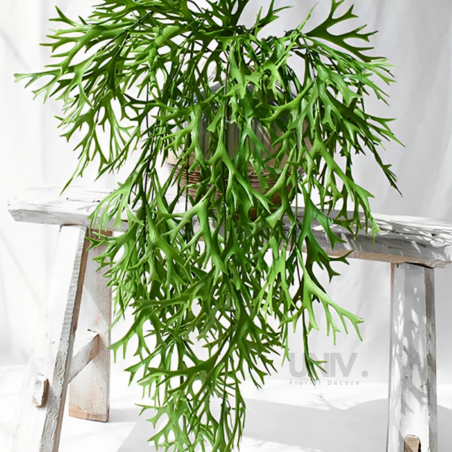 DISKON DAUN RAMBAT PAKIS KIJANG PLASTIK DAUN RAMBAT TANDUK RUSA ARTIFICIAL DAUN RAMBAT PAKIS PALSU I