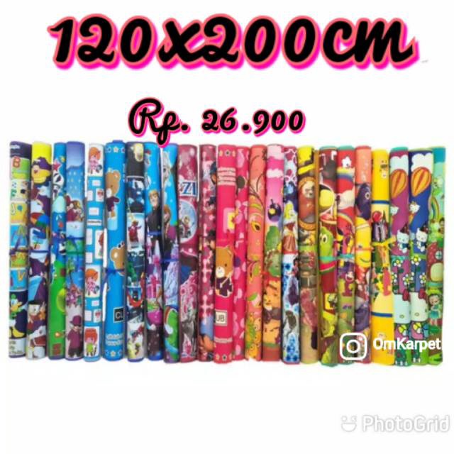 Original Tikar gambar plastik Spon eva Karakter 12x2 tikar gambar tikar murah tikar plastik EVA MATI