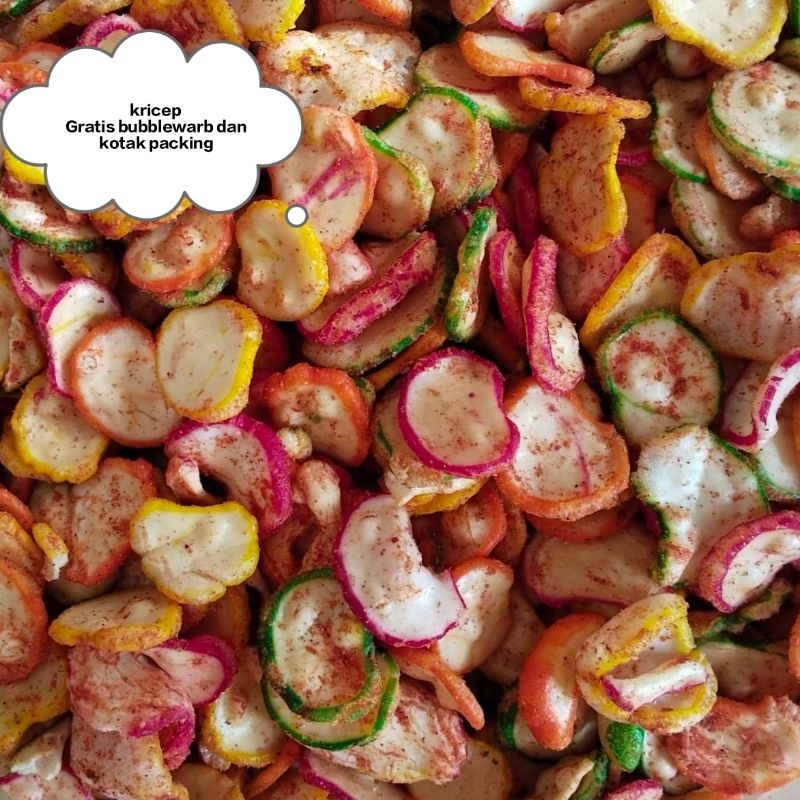 

kripik seblak pedas/seblak kering/kerupuk bantat 250gram