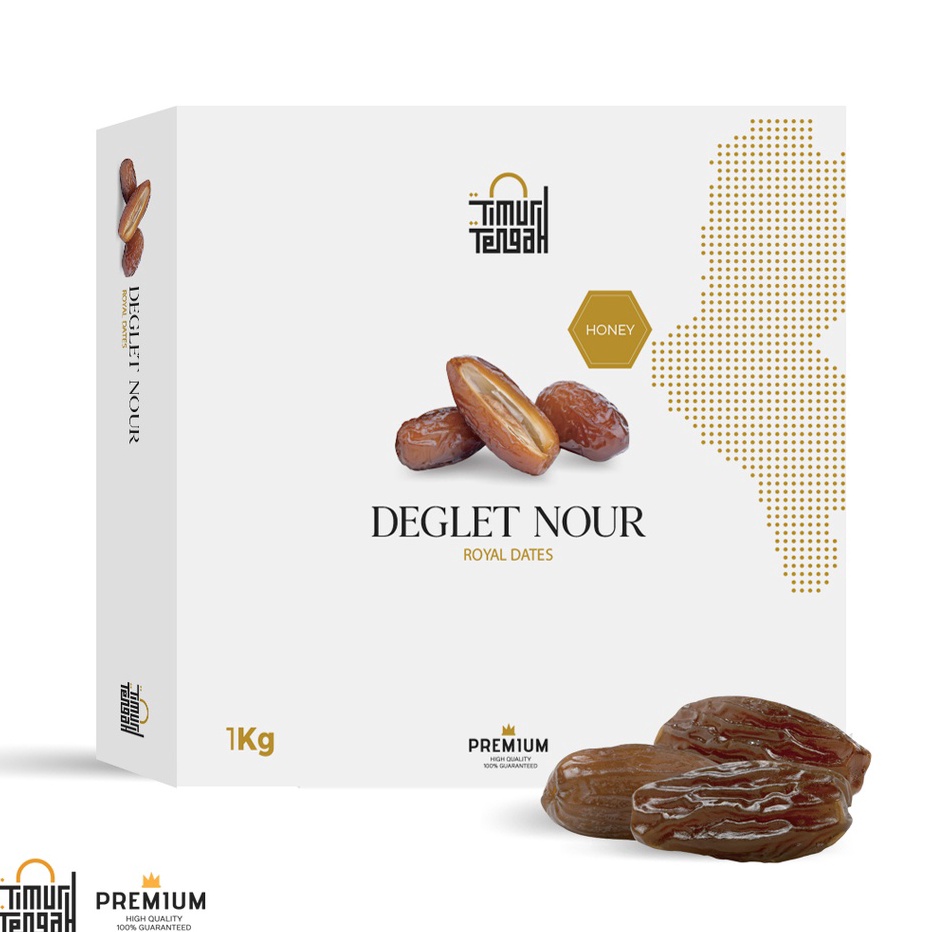

SALE Timur Tengah Kurma Tunisia Madu 1kg Deglet Noor Honey Premium Original High Quality