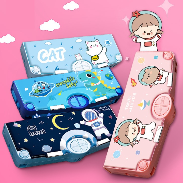 

Terbaru Columbiatbekotak alat tulis multifungsi tempat pensil kartun siswa sekolah dasar