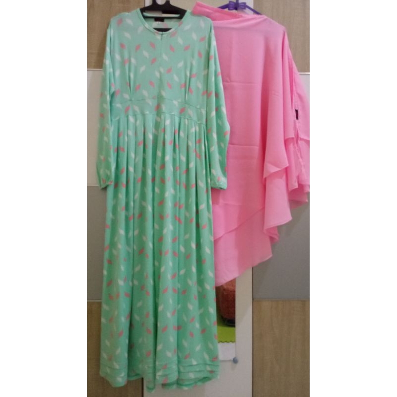 PL set gamis Sheika hijab/sheika hijab/gamis muslim