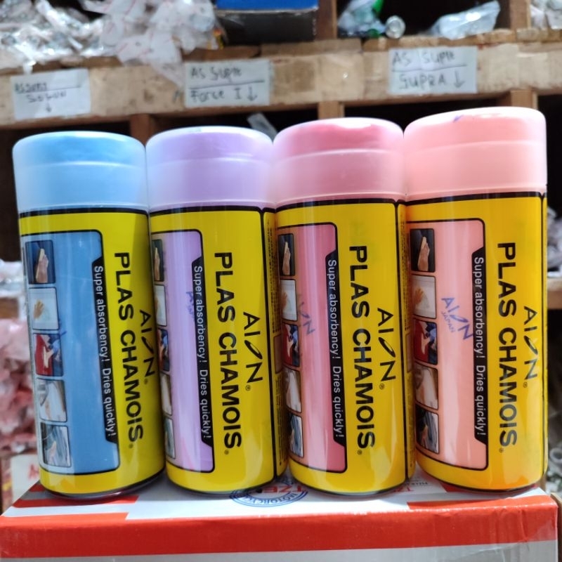 Kanebo Plash Chamois Warna Orange | Biru | Pink | Ungu Merek Aion