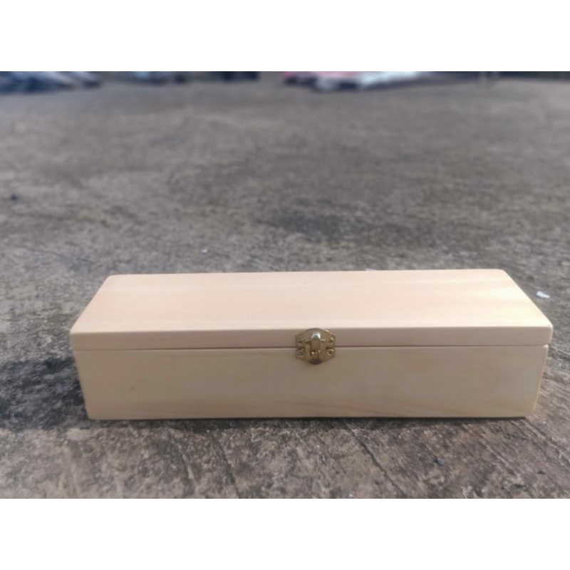 

kotak pensil/ box penyimpanan pensil ful kayu