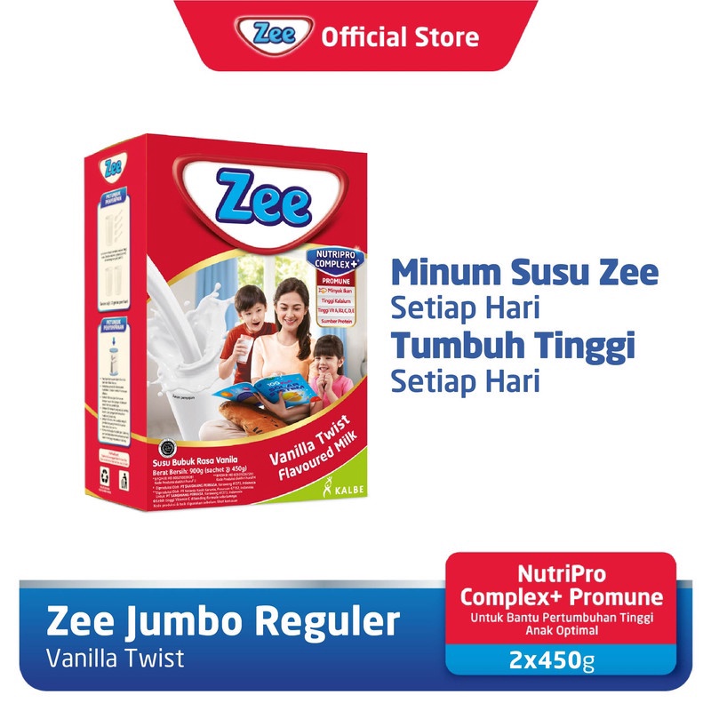 

STAR BRANDS Zee Reguler Jumbo Vanilla Twist Milk 2x45gr buruan