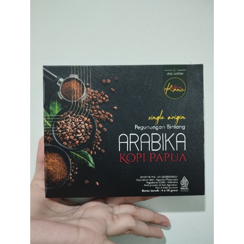 

Kopi Papua Pegunungan Bintang Arabika Typica Drip Coffee