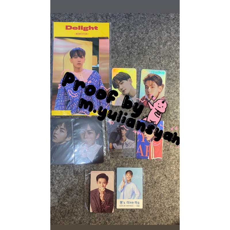 

FANCON CHANYEOL + HOLO DELIGHT FULLSET