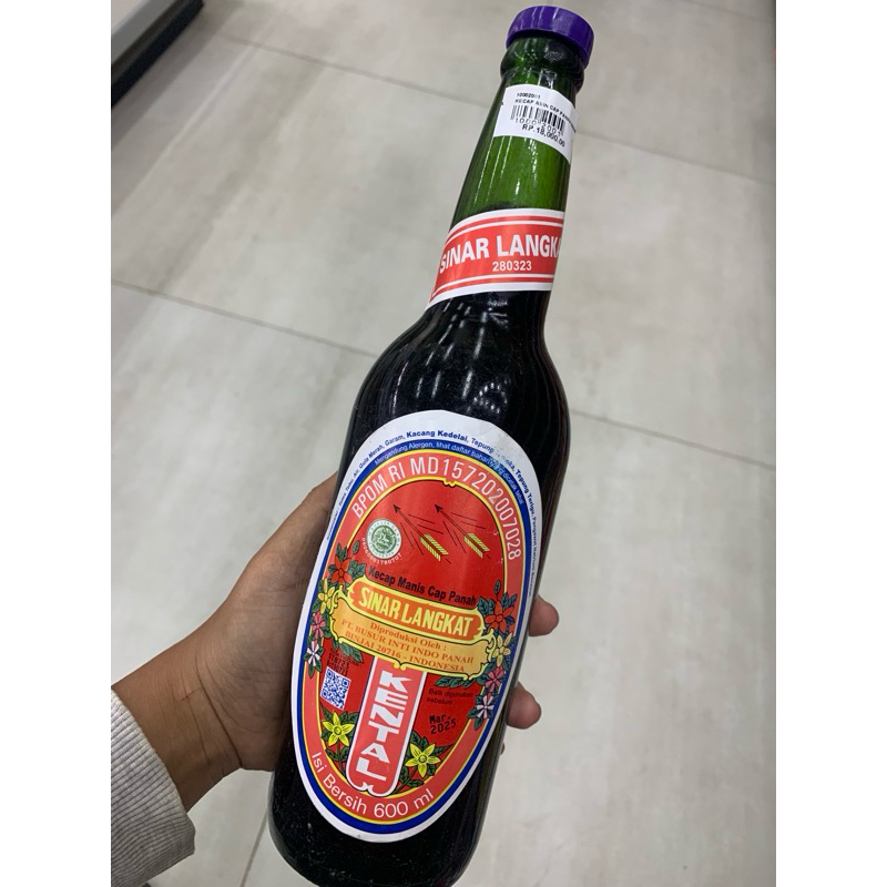 

Kecap manis kental cap panah sinar langkat 600ml