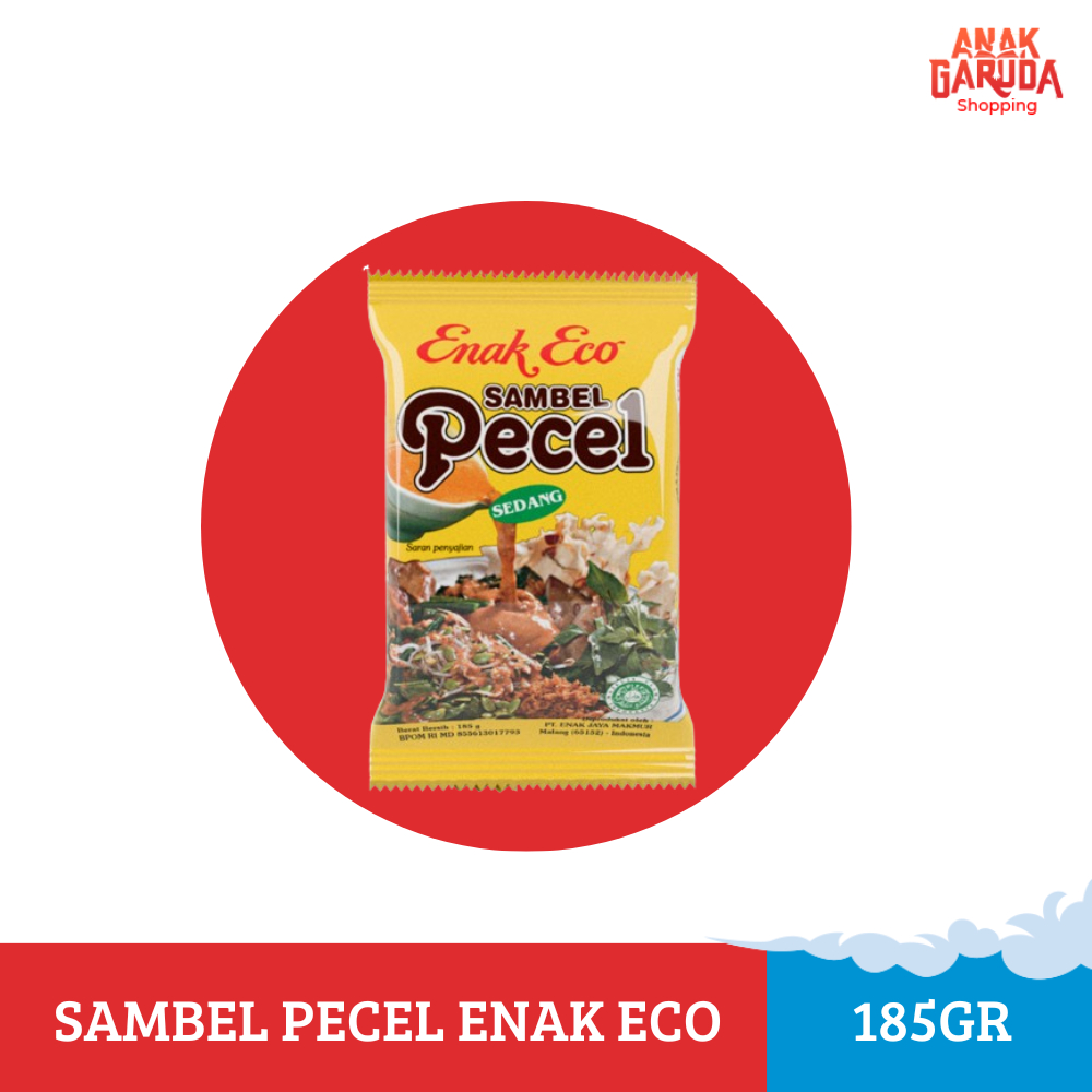 

ENAK ECO Sambel Pecel 185gr / Bumbu Kacang Instant