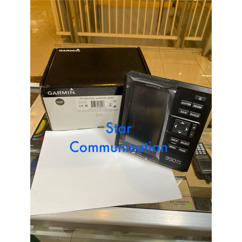 Garmin ff 350 Plus with Transom TM-XCDR fish finder 350plus