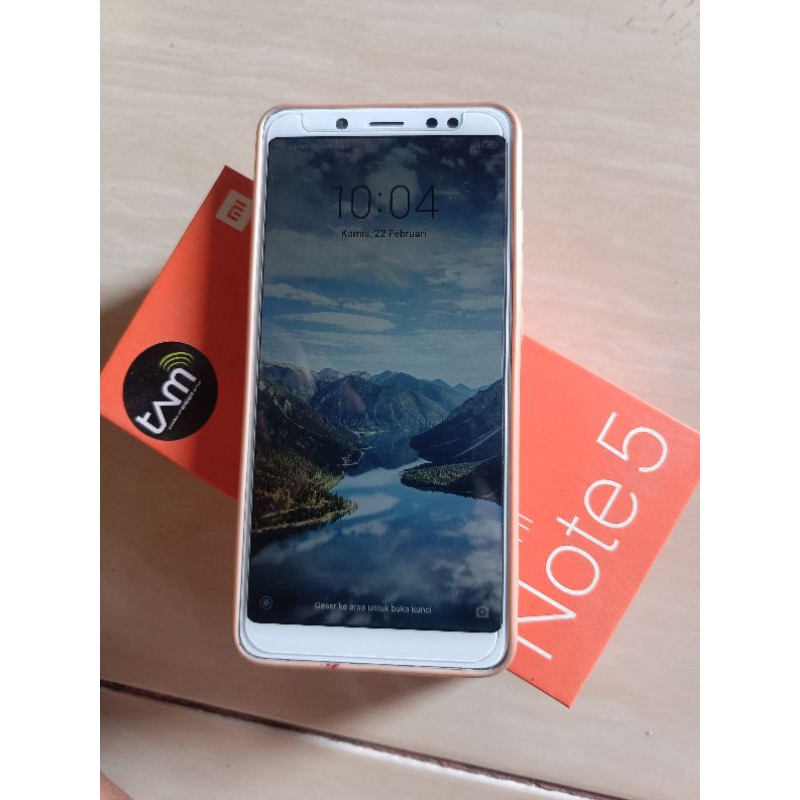 HP SECOND Xiaomi redmi note 5 ram 3/32 pemakaian pribadi mulus normal semua