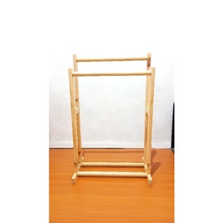 Rak handuk / tempat handuk kayu / rak kamar mandi/Wooden towel rack