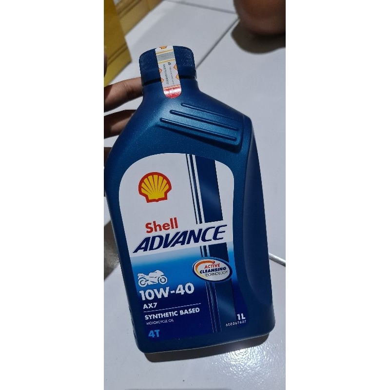 Oli Shell AX5 Matic 10/30 0,8 Liter, Oli Shell AX7 10/40 1Liter, Oli Shell Helix