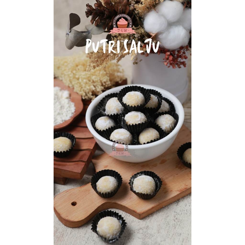 

PUTRI SALJU LUMER KUE KERING LEBARAN Toples 350gr/Kue Lebaran/Produsen Kue Kering