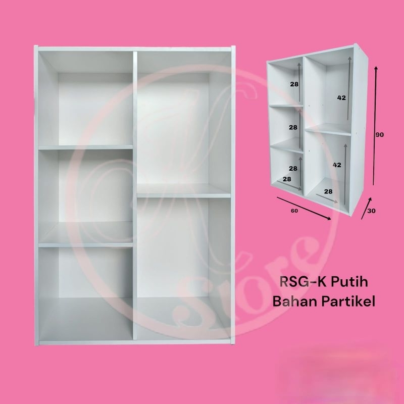 Rak / Lemari / Rak Buku / Lemari Buku / Rak Serbaguna / Lemari Serbaguna