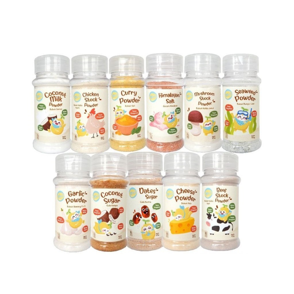 

Grouu Cooking Powder Bubuk Masak MPASI Kaldu Ayam Makan Anak 6m+ Cita Rasa Chicken Stock Bumbu Instant