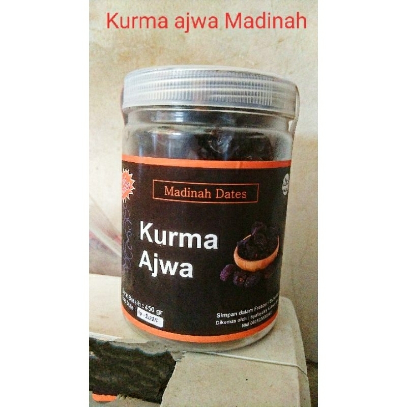 

kurma ajwa madinah 450 gram murni