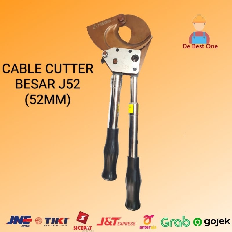 

Cable Cutter Besar Ratchet J52 52mm / Gunting Potong Kabel Besar J52 52mm