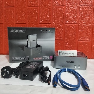 ASTONE CLONEDOCK DOC-232Dual Hard Drive Dock2,5"/3,5" SATA to USB 3.0 with PC-less Clone