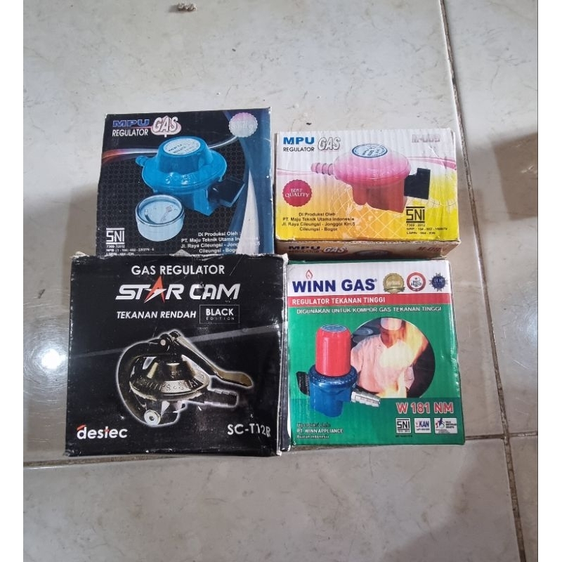Regulator Kompor Gas Varian Bagus Dan Biasa Ready Promo