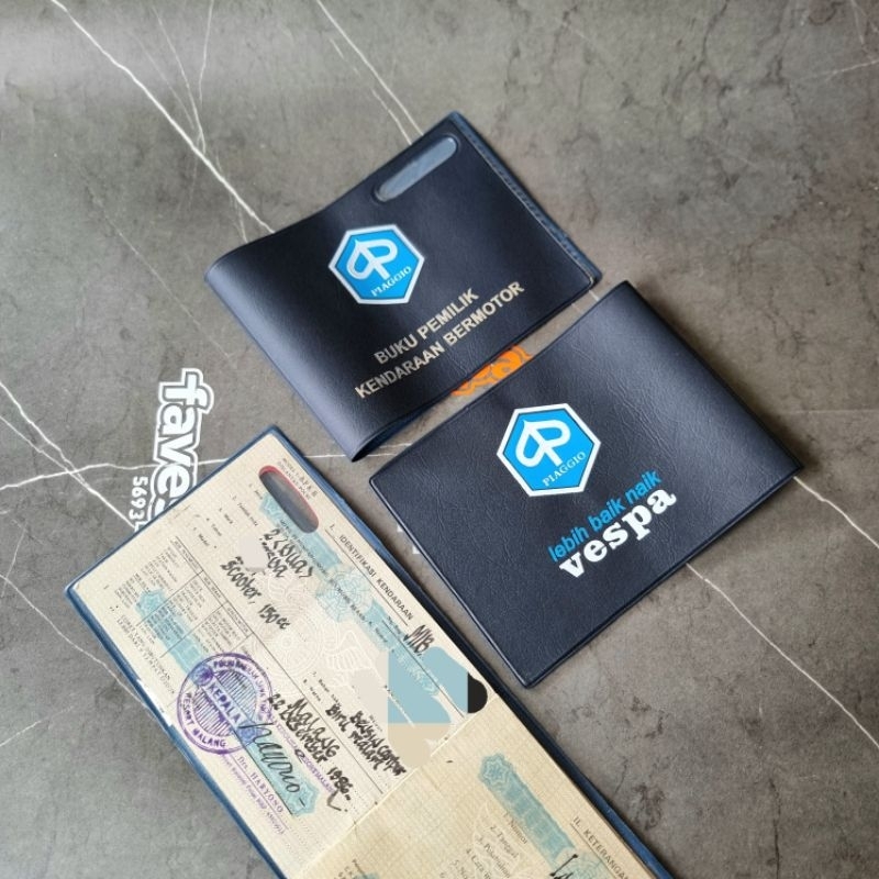 COVER SAMPUL BPKB VESPA CHUNG KUALITAS BAGUS