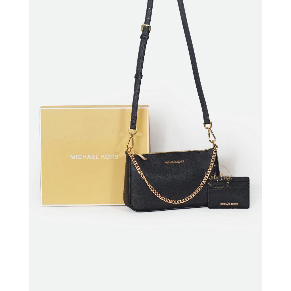 MK Giftable boxed items jet set medium pouchette with card holder (authentic/original)